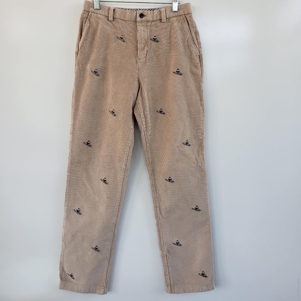 BROOKS BROTHERS Boys Wide Whale Corduroy Pants